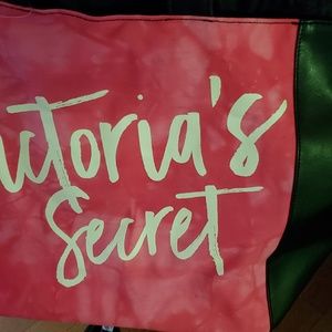 Victoria's Secret large leather carry-all